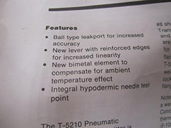 Johnson Controls T-5210-1113 Pneumatic Temperature Transmitter