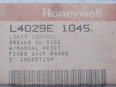 Honeywell L4029E1045 High Limit Controller 240F