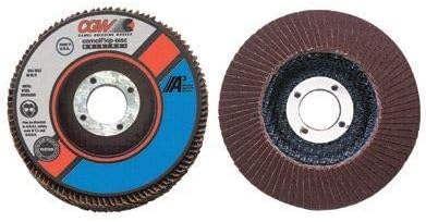 Cgw Abrasives 39432 Flap Disc 4-1/2 x 5/8-11 T29 A Cubed 40 Grit Regular