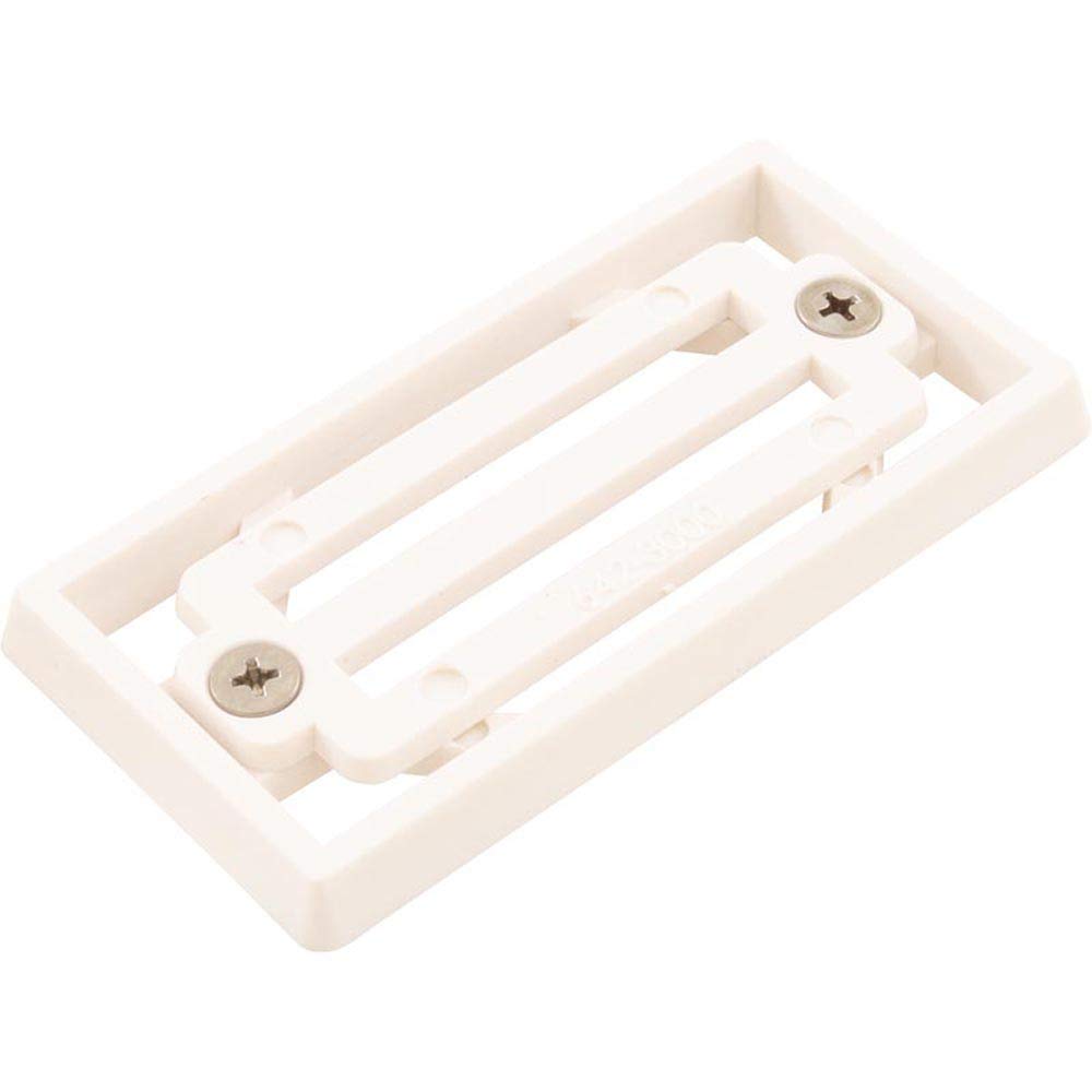 Waterway Plastics 640-3000 2 x 4 3-Bar Grate and Frame