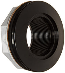 Hayward SP1023BLK Inlet Return Fitting Vinyl Fiberglass 1.5 Inch FPT Black