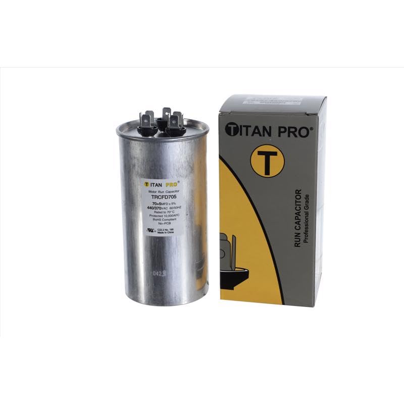 Packard TRCFD705 70+5 MFD 440/370V Round Capacitor