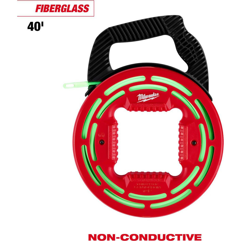 MILWAUKEE Milwaukee Tool 48-22-4184 Fiberglass Fish Tape 40 Ft