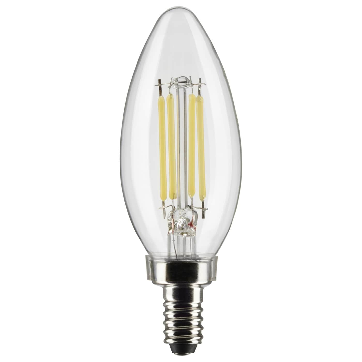 SATCO-NUVO Satco-Nuvo S21827 B11 LED Filament Bulb 5.5W (2-Pack)