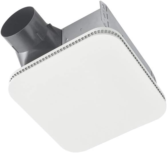 Broan-NuTone AE110K Flex Series Ceiling Bathroom Exhaust Fan with CleanCover Grille, 110 CFM, ENERGY STAR