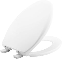 Bemis 1200E4 000 Affinity Toilet Seat with STA-TITE, Easy Clean, Whisper Close, Elongated