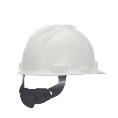 MSA 10203081 V-Gard Cap Style Hard Hat Fas-Trac III Suspension Matte White