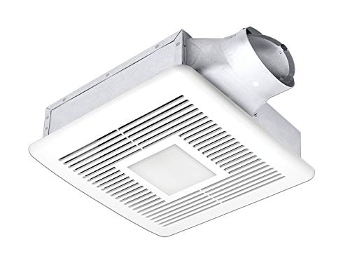 Delta Breez SLM80-110DLED 80/110 CFM Exhaust Bath Fan Off White