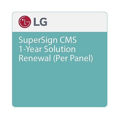 LG Lg Electronics LWSM10B.AUS Supersign Cms 1 Year Software