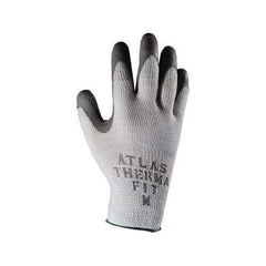 Showa 451L-09 Atlas Therma-Fit Latex Coated Gloves Large Gray/Light Gray