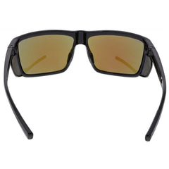 MCR Safety SR218B Swagger SR2 Safety Glasses Polycarbonate Lens/Black Frame Blue Diamond Mirror Lens