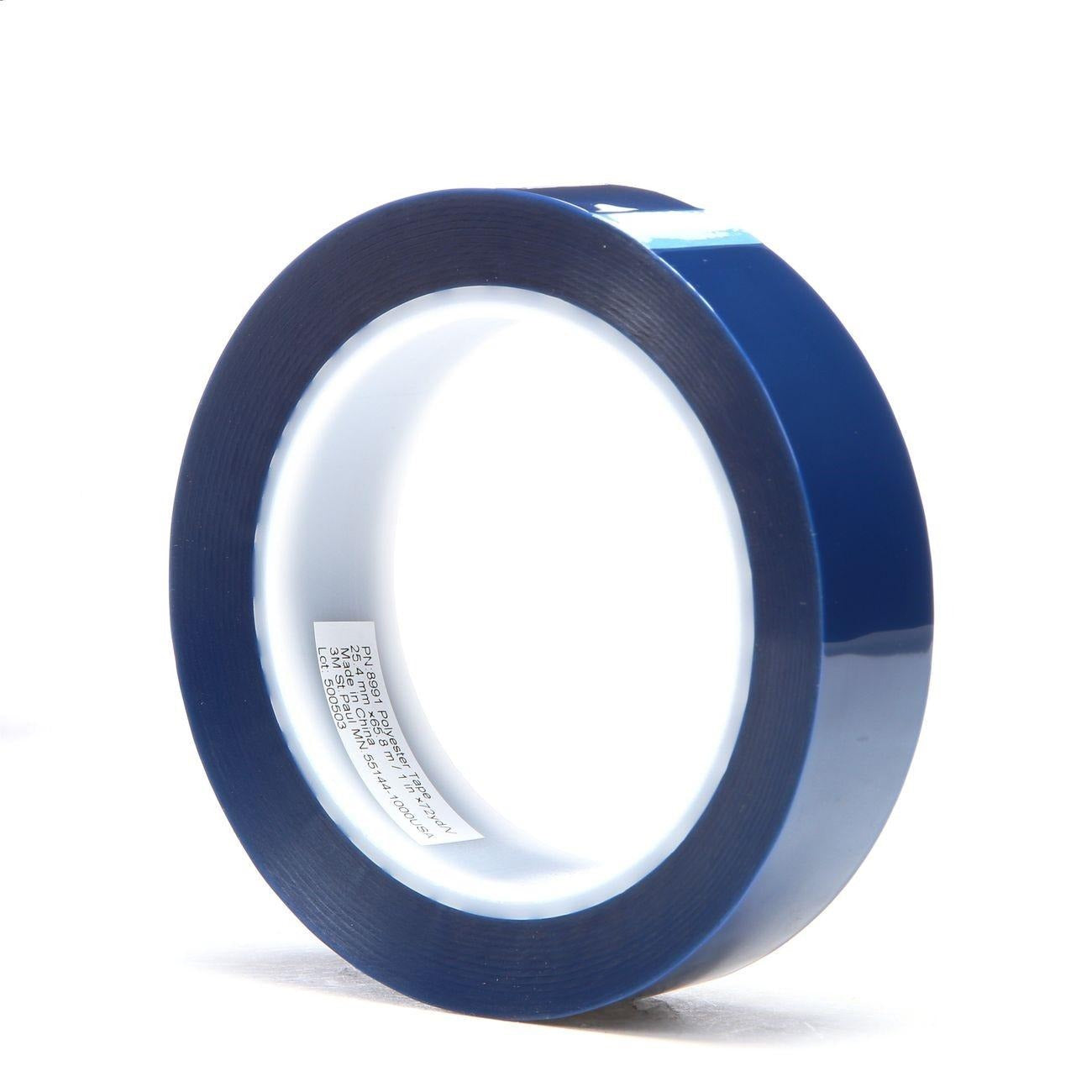 3M 3M 7000049778 Polyester Tape 8991 1 in x 72 yd 2.4 mil (36 rolls per case)