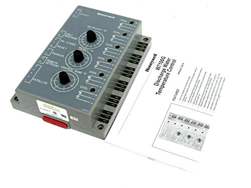 Honeywell W7100G1001 Discharge Air/Water Temperature Control 20 to 30 Vac 10/60F Replacement W7100G1001