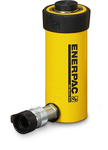 Enerpac RC-57 Single-Acting Alloy Steel Hydraulic Cylinder with 5 Ton Capacity Single Port 7 Stroke