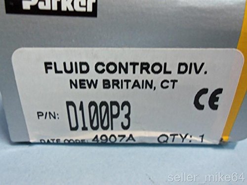 Parker Fluid Control D100P3 Skinner Valve 120 Volts 10 Watt DIN Class F Coil