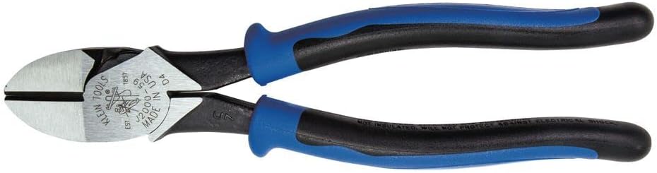 Klein Tools J2000-59 Journeyman Diagonal-Cutting Pliers High-Leverage 9-Inch