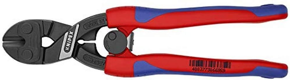 KNIPEX 7112200 Tools 71 12 200, Comfort Grip High Leverage Cobolt Cutters with Opening Lock and Spring