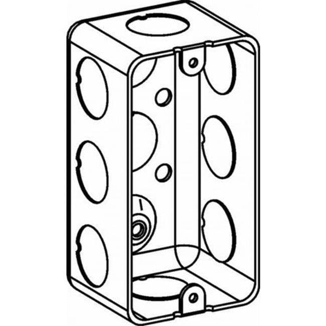 ORBIT Orbit DHB-1-75 1-Gang Drawn Handy Box 1-7/8 Deep (50 per Carton)