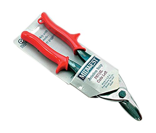 Diversitech 540-6716L Aviation Snip Cuts Left Red Handle