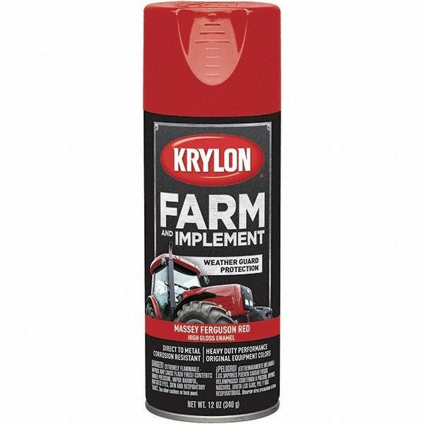 KRYLON Krylon K01939008 Floor Coating Spray Paint Red Gloss 12 Oz
