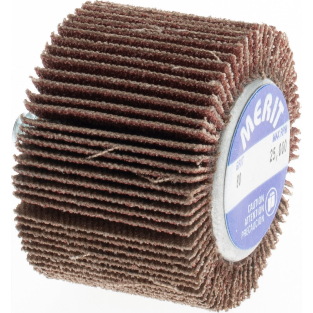 MERIT Merit Abrasives 08834131073 Mounted Flap Wheel 80 Grit
