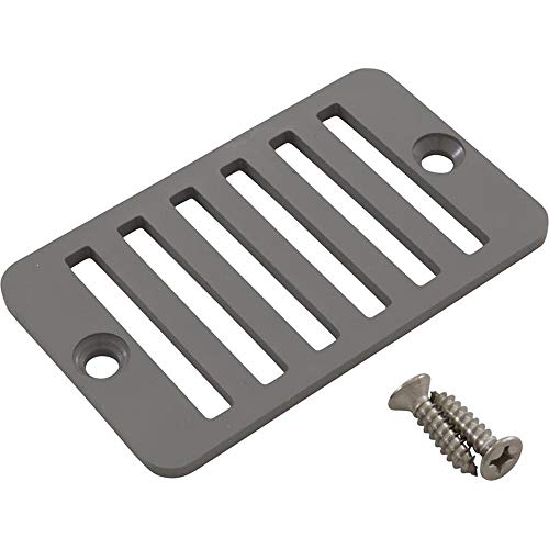 Custom Molded Products 25533-001-010 Rectangular Grate with Screws Gray Replacement 25533-001-010