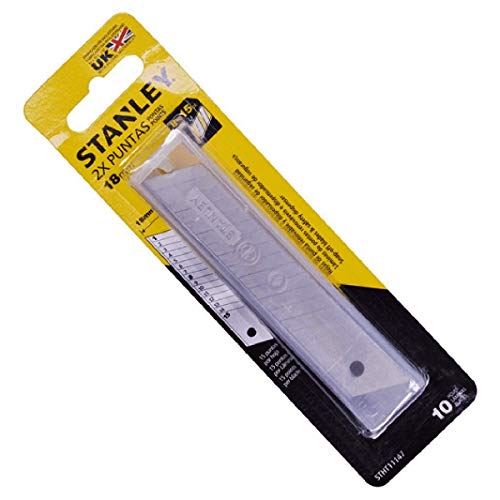 Stanley 11-301T Quick-Point Blades 18 mm W/Dispenser - 10 Pack