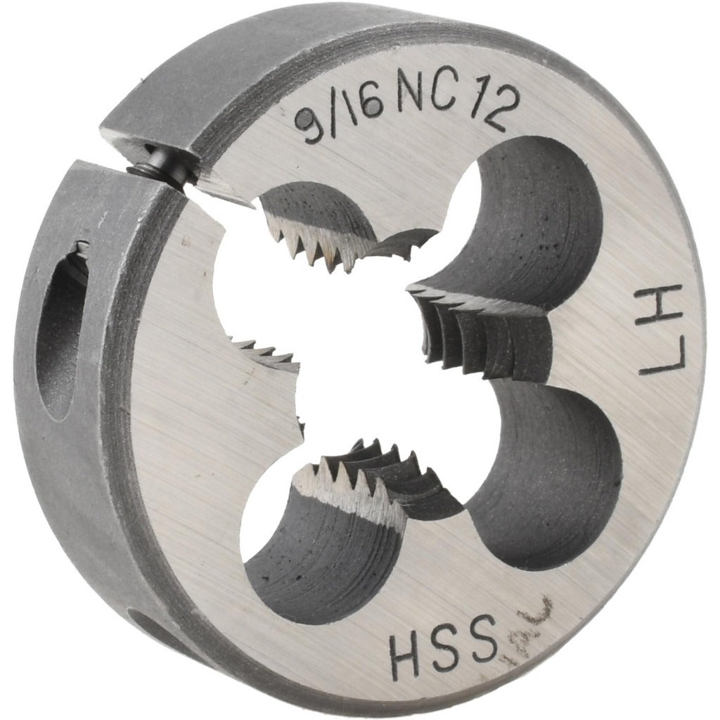 VALUE COLLECTION Value Collection 314-4264 Round Die 9/16-12 Unc Left Hand Hss