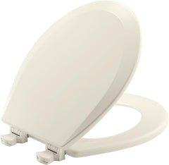 Bemis 500EC 346 Toilet Seat with Easy Clean & Change Hinges, 1 Pack Round, Biscuit