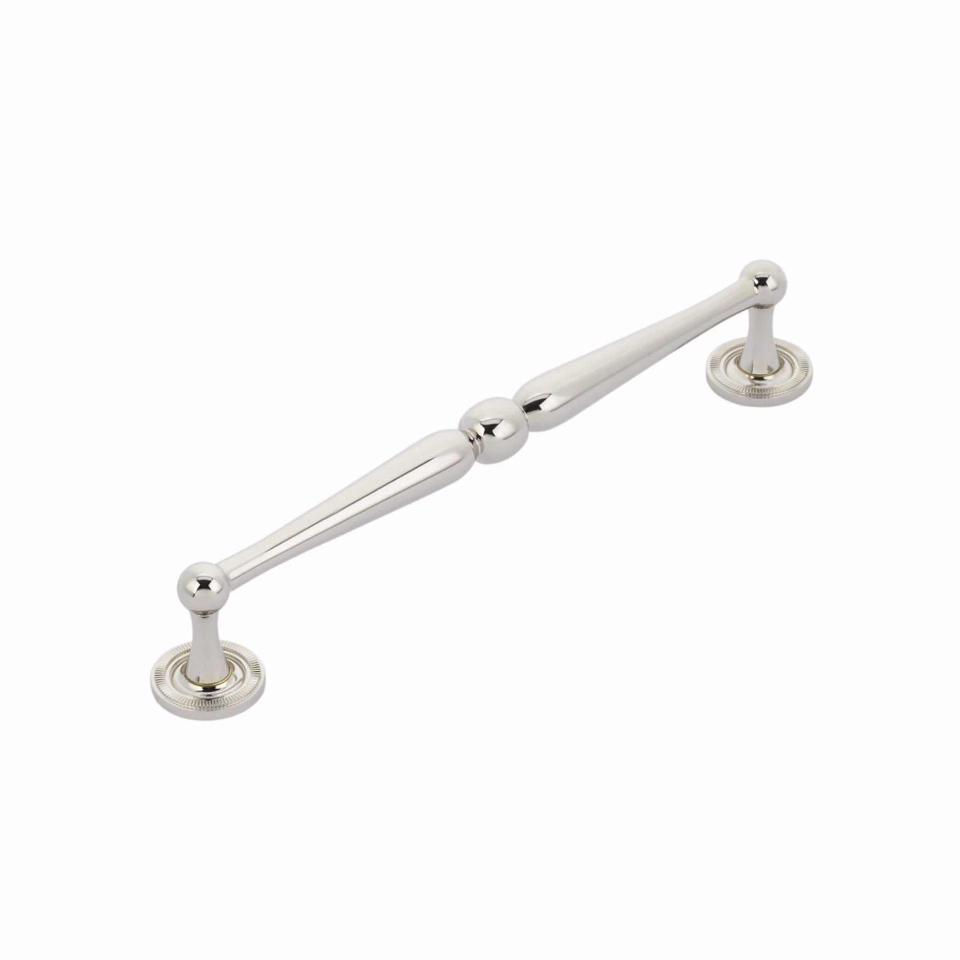 SCHAUB Schaub 577-PN Atherton Knurled Cabinet Pull Polished Nickel