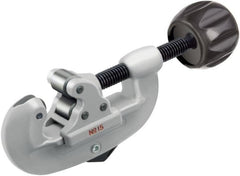 Ridgid 32910 Model 10 Screw Feed Tubing Cutter 1/8 inch to 1 inch Tube Cutter Silver/Black Small