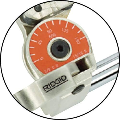 RIDGID 38033 Heavy-Duty Instrument Bender 1/4 inch Tubing Bender for Bends Up to 180 Degrees Pipe Bender