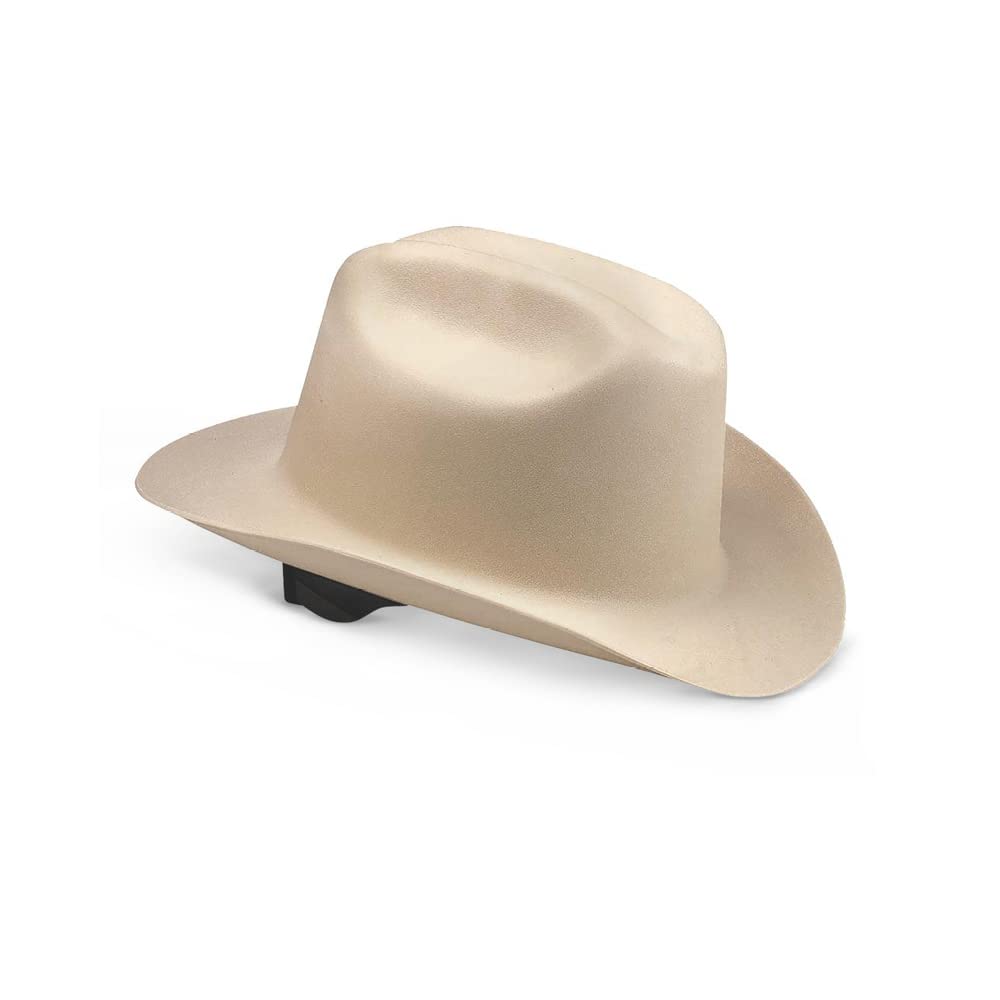 Jackson Safety 19502 Cowboy Hard Hat 4 Point Ratchet Suspension Tan