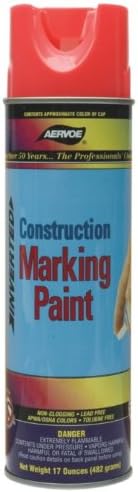 Aervoe 247 Fluorescent Orange Construction Marking Paint 20oz Pack of 12