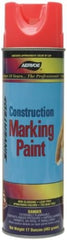 Aervoe 247 Fluorescent Orange Construction Marking Paint 20oz Pack of 12