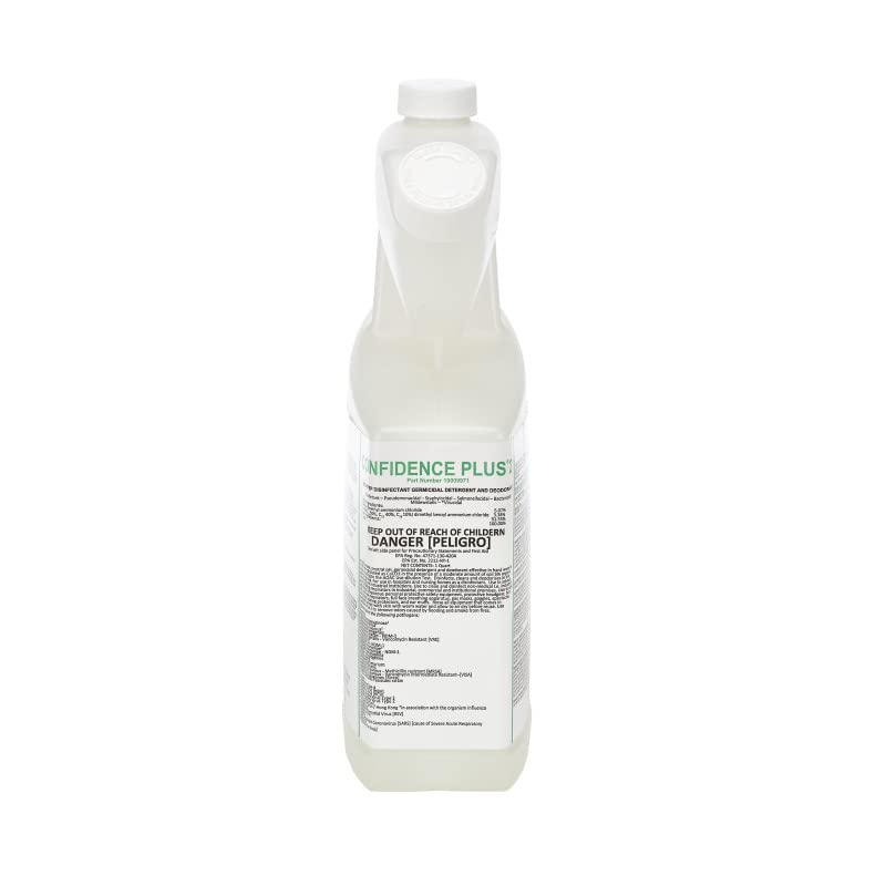 MSA 10009971 Confidence Plus 2 Liquid Germicidal Cleaner Makes up to 32 Oz of Sanitizer