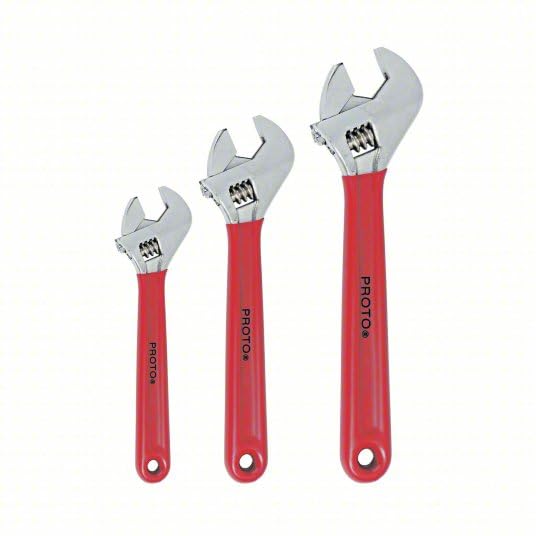 Proto J795GA 3 Piece Cushion Grip Adjustable Wrench Set