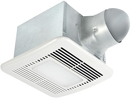 Delta Breez SIG80-110HLED 80/110 CFM Exhaust Fan Dimmable LED Light Night-Light Humidity Sensor