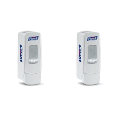 Purell 8720-06 ADX-7 Push-Style Hand Sanitizer Dispenser, White, 700 mL Refill Size