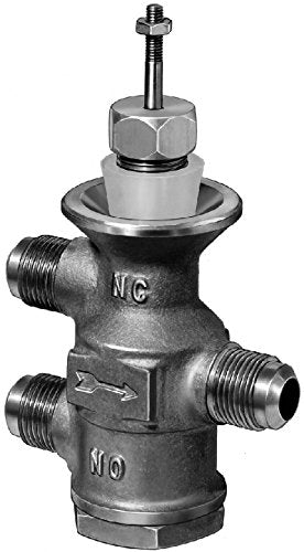 Johnson Controls VB-4332-5 Brass Flare Valve Electric Three-Way Mix Style 2.0 Cv