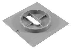 Custom Molded Products 25597-000-121 Deck Jet J-Style Square Cover Gray