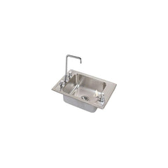 Elkay DRKRC2517C Stainless-Steel Single Bowl Top Mount Sink Kit 18 Gauge