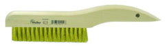 Weiler 44118 Plater's Scratch Brush Brass Bristles 13 in L