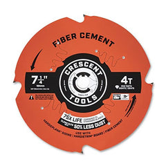 Crescent CSBFC-704 Circular Saw Blade 7-1/4 inch 4 Tooth Fiber Cement