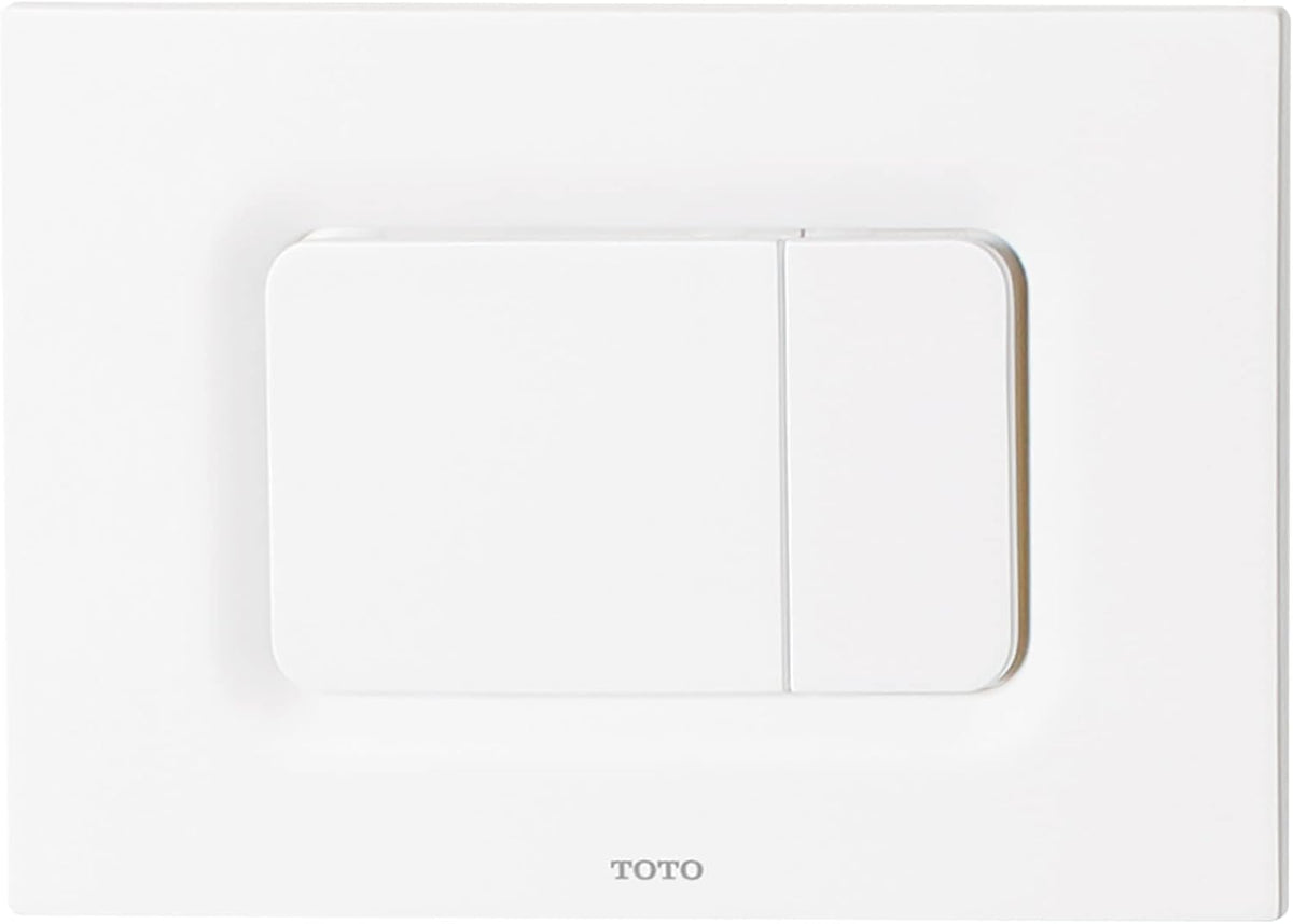 TOTO YT920#WH Dual Flush Push Plate Wall Mounted for DuoFit In-Wall Tank Systems