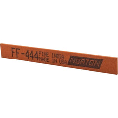 Norton 61463686955 4x1/2x1/16 In. India AO Silversmith Precision Abrasive Files, Shape BB, Fine Grit, 5 pack