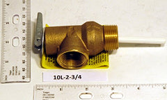 Watts 10L-2-3/4 T&P Relief Valve 3/4 150 PSI 2 Stem 0064014