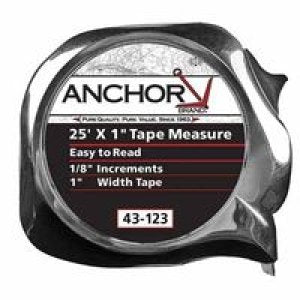 Anchor Brand 103-43-113 E-Z Read Power Tape Measure 1/2X12'