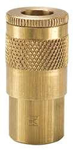 Parker B17 Coupler Body, Brass, 1/2 In. Pipe, 110 cfm