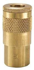 Parker B17 Coupler Body, Brass, 1/2 In. Pipe, 110 cfm